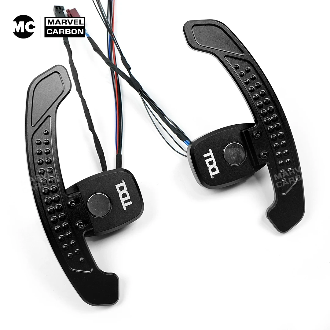 Carbon Fiber LED Magnetic Steering Wheel Paddle Shifters For Mercedes Benz A Class (W176)2012-2015 Various Colors