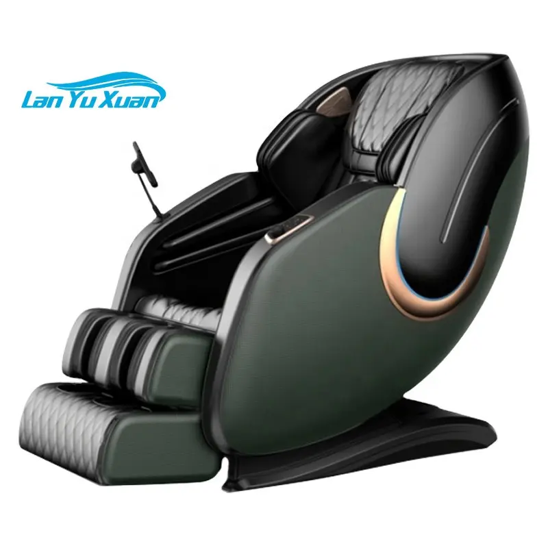 HFR Brand 2022 Latest Luxury 4D Massage Chair with Intelligent Full-body Multifunctional Zero-Gravity Air Pressure Black Color