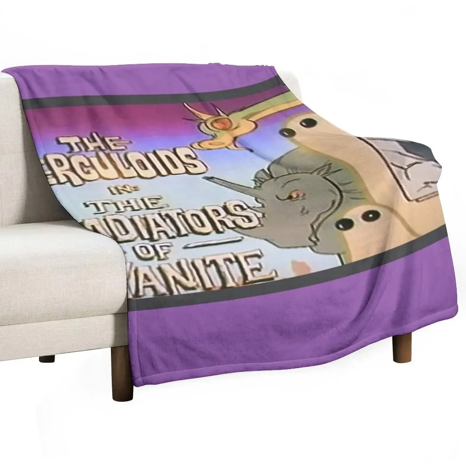 

Hannah-Barbara's The Herculoids Throw Blanket Single Decoratives Giant Sofa Blankets