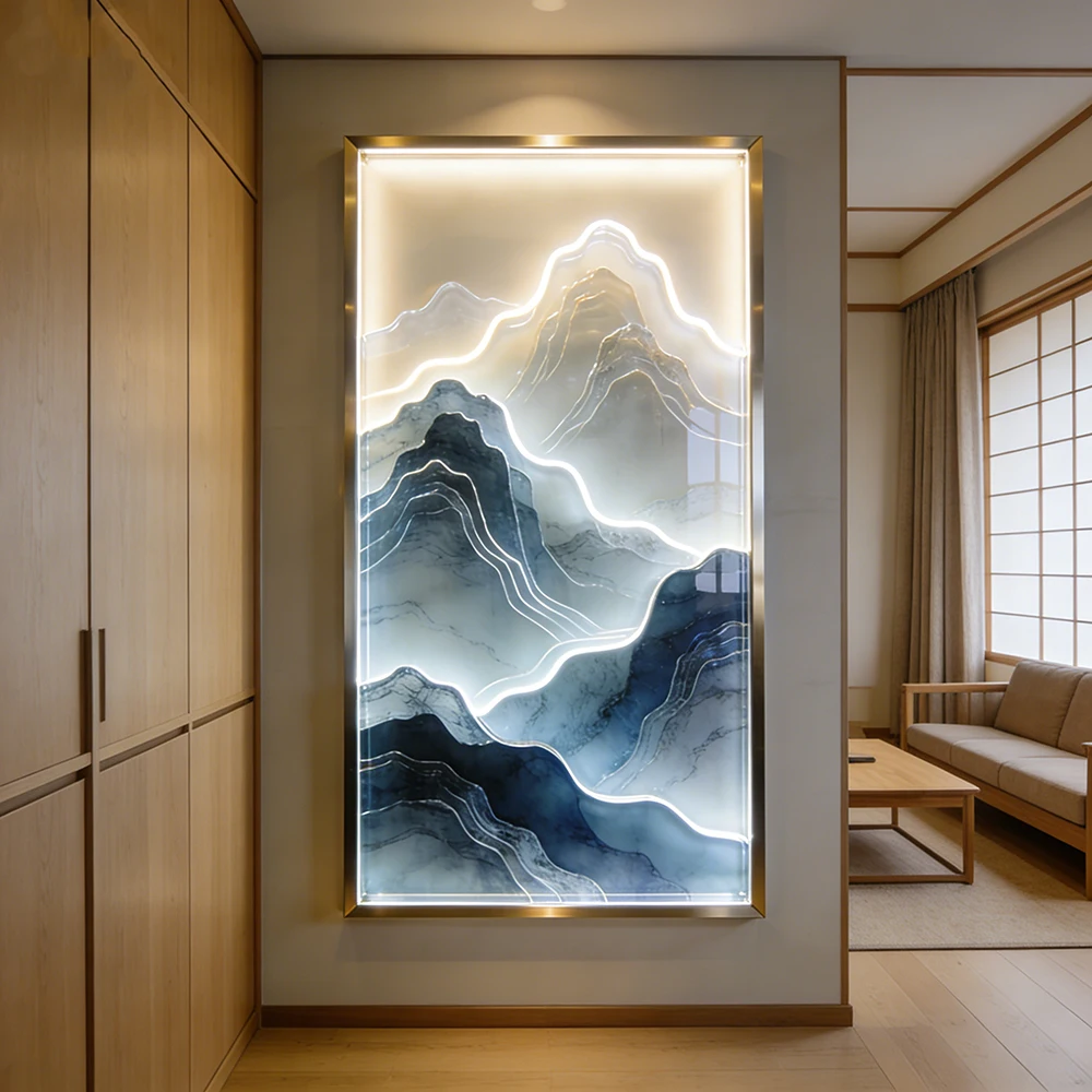 LED Lighting Art Wall Home Decoration Luxury LED Lights Wall Lights Hanging Mural for Porch Landscape