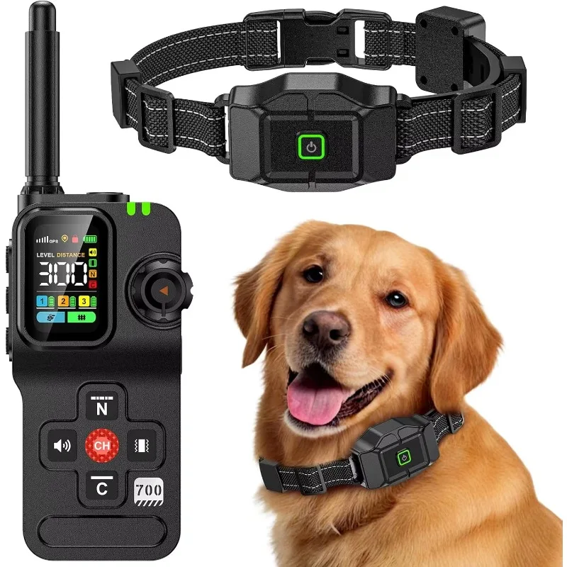 Wireless Fence Training Collar Wireless GPS Dog Fence Portable Electronic Pets Safe Containment System for Outdoor
