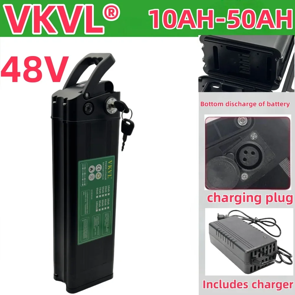 

Air fast transportation，48V50AH，18650 high-capacity lithium battery pack，Suitable for Silver Fish motors below 3000W