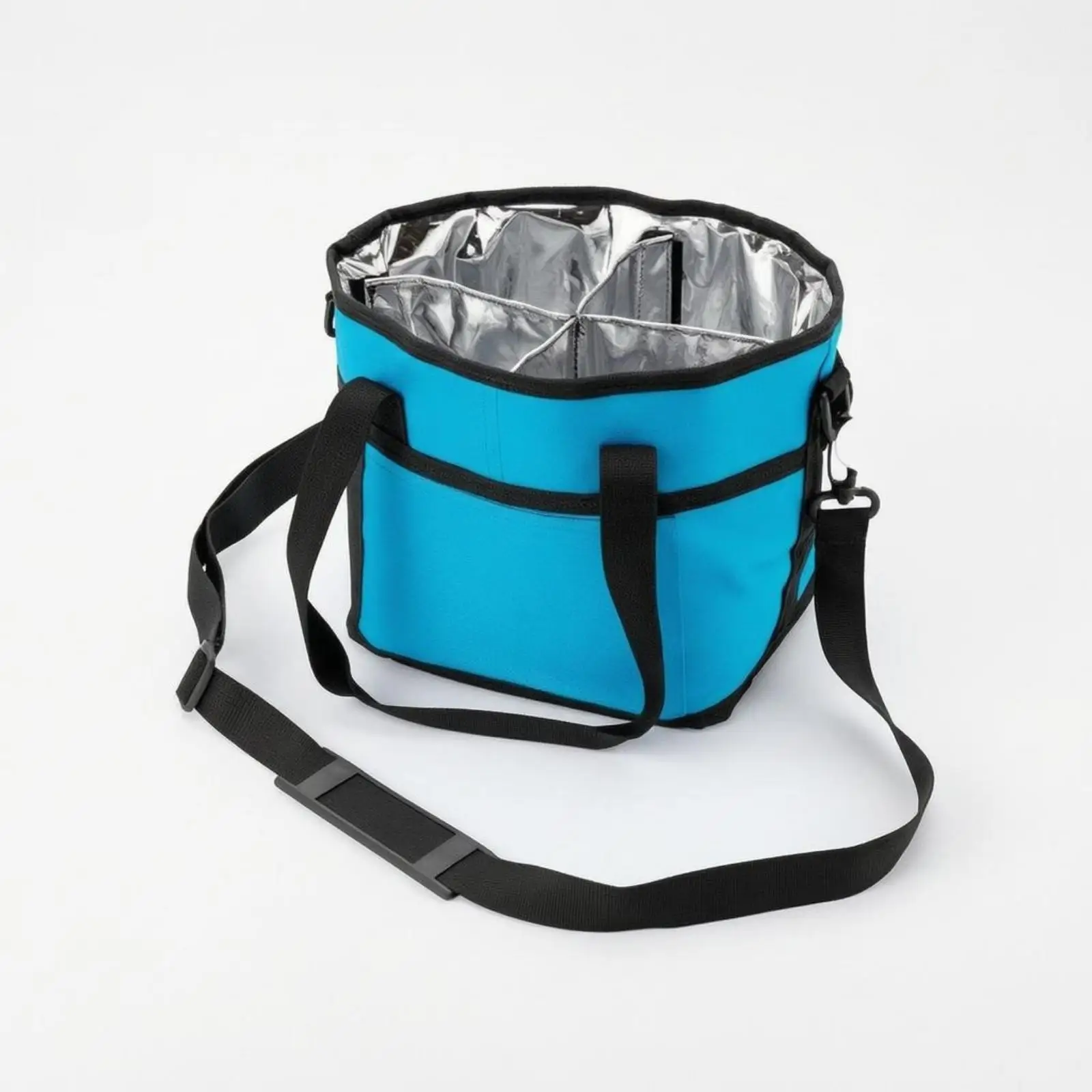 Versatile Car Drink Carrier Storage Handbag with Multiple Compartments for Family and Group Travel