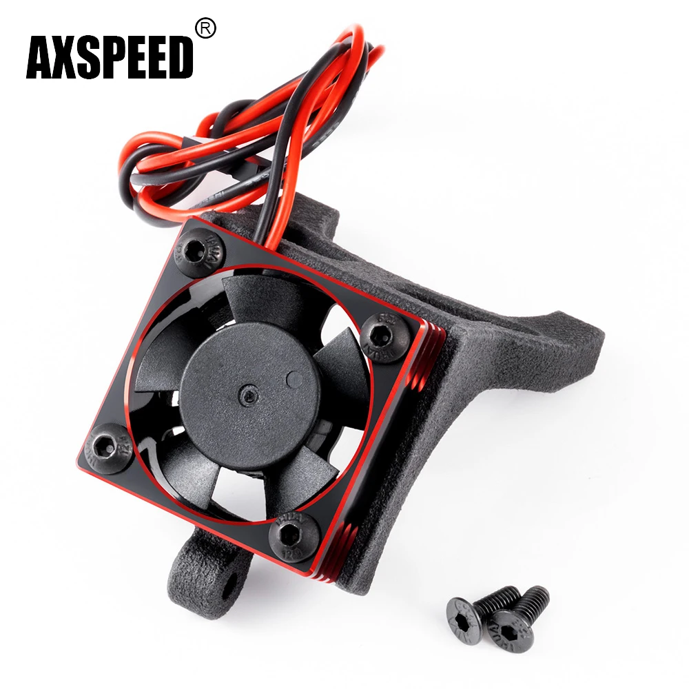 AXSPEED Motore Radiatore TRX Spina Ventola di Raffreddamento con Supporto per Team Associated RC10 1/10 RC Auto Parti di Aggiornamento Accessori