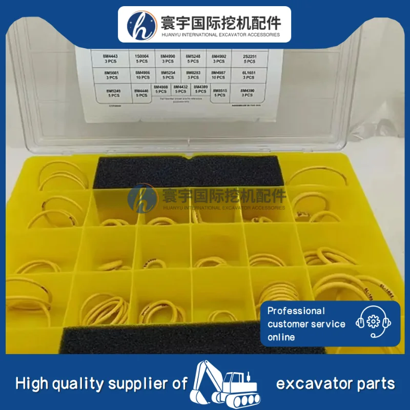 

4C-8253 4C8253 Комплект уплотнений Детали двигателя Комплект уплотнительных колец 4C8253 Детали экскаватора