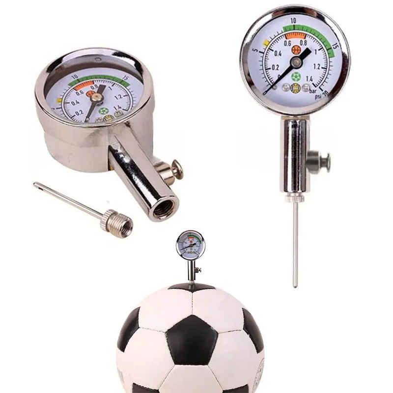 

1PCS Soccer Ball Pressure Gauge Air Watch Volleyball Basketball Barometers Pressure Gauges Football Pressure Gauge Accessies