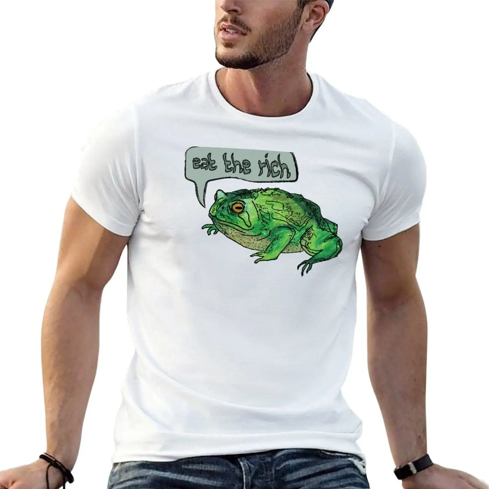 Eat the Rich Toad T-Shirt sweat sublime fitted t shirts for men