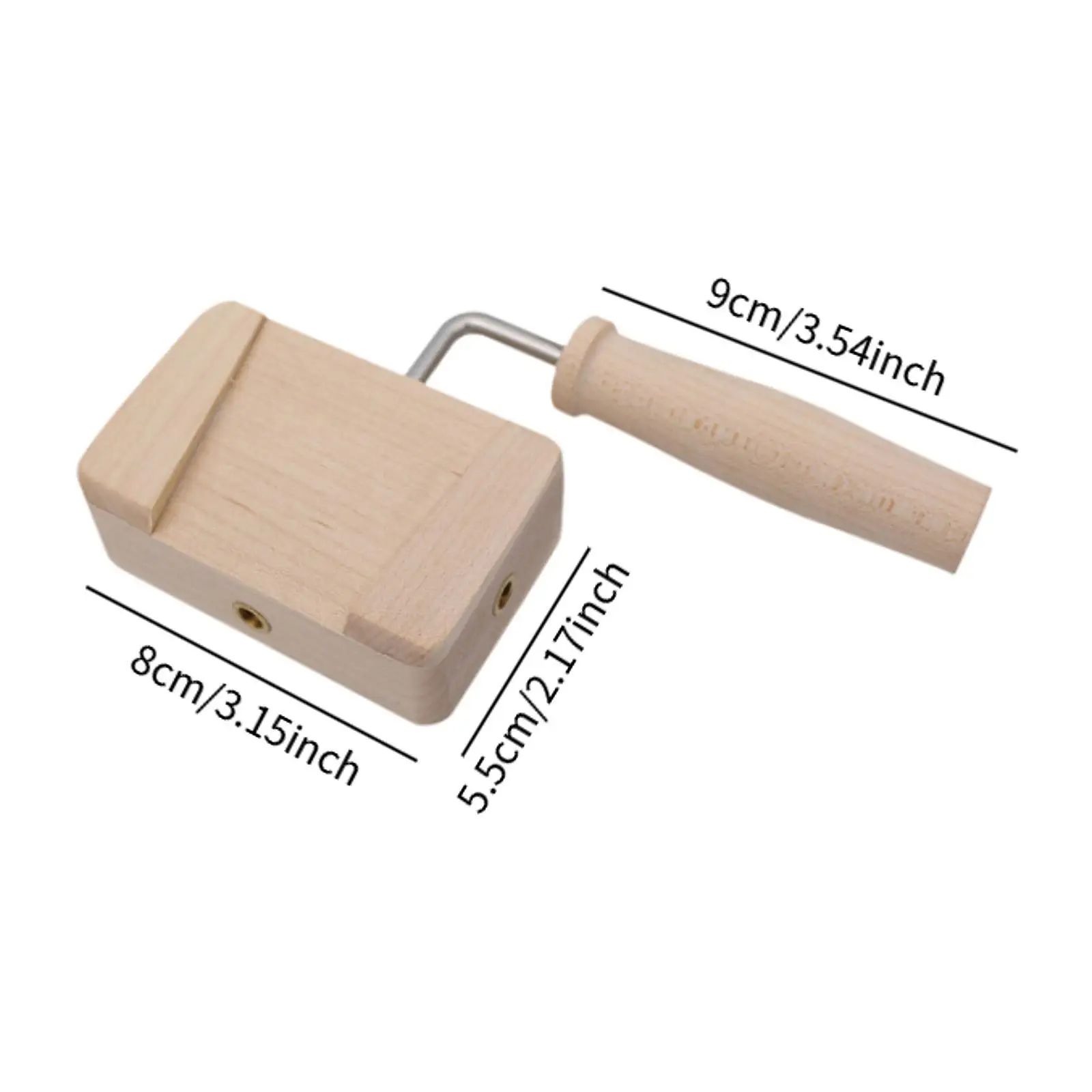 Morsetto per supporto per ponte per violino Strumento per la produzione di violino Pratico ponte in legno Coltello per tenere il ponte Vassoio Strumento per la manutenzione del ponte per Viola