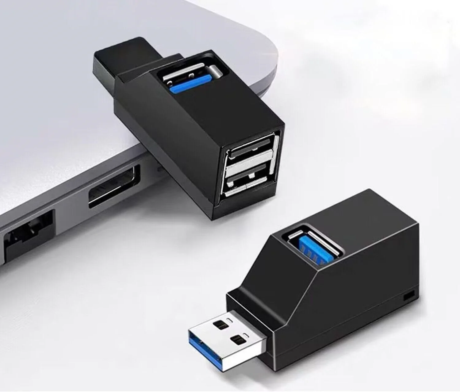 10PCS USB 3.0/2.0 High-Speed Hub Adapter Mini 3 Port Extender Splitter Box For PC Laptop Mobile Phone