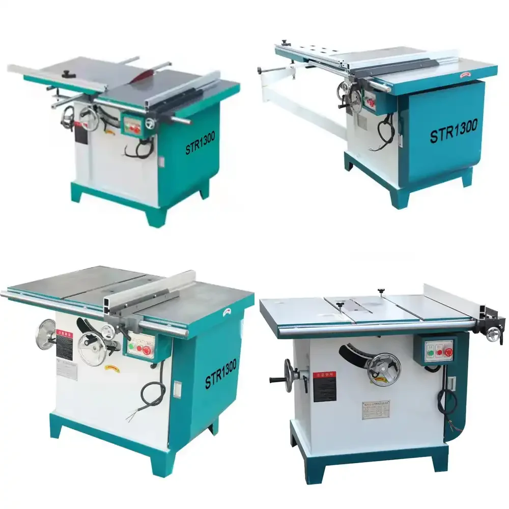 

STR 1300 Electric Circular Saw for Wood Cutting Adjustable Shaft Sliding Table Saw Machine for Cabinet Making