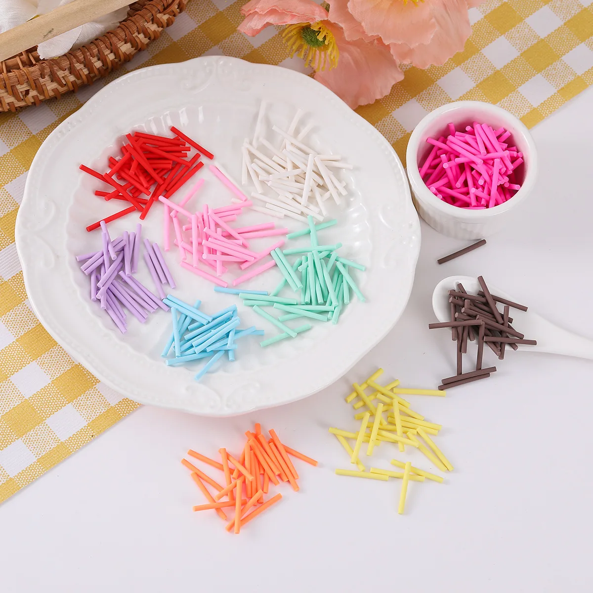 100Pcs Mini Solid C…