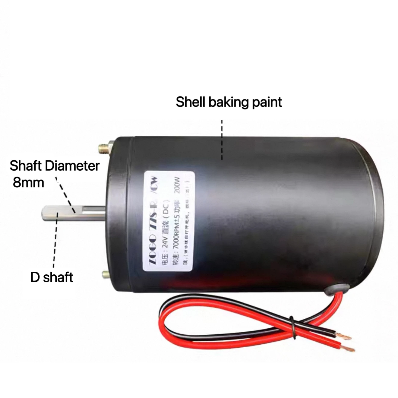12 فولت 150 واط المزدوج تحمل فرشاة الكربون موتور تيار مباشر 24 فولت 200 واط 3500-7000 دورة في الدقيقة عالية السرعة المحرك المغزل لتقوم بها بنفسك مخرطة بوذا حبة آلة #3