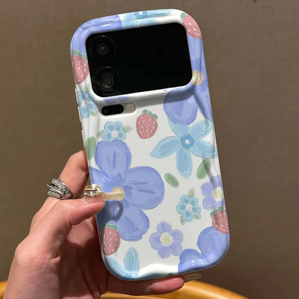

Watercolor Flower Art Pattern For Xiaomi Mi 17 15 14 12 12T 11 11X 11i Lite Pro Max 5G NE Wave Oil White Soft Phone Case
