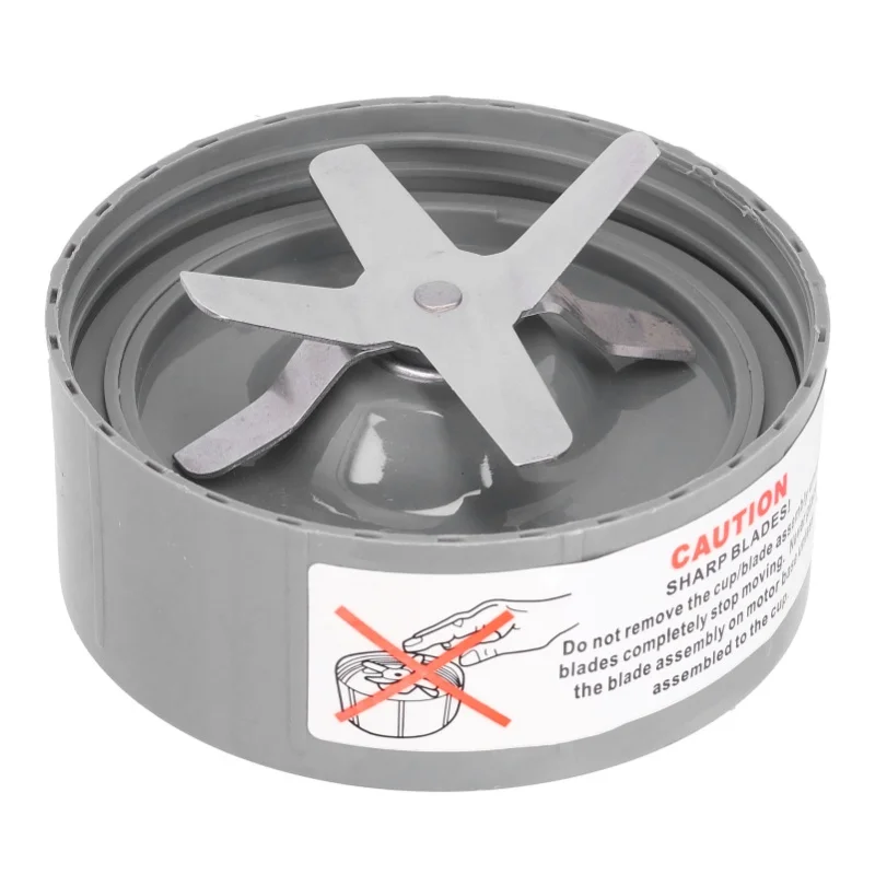 Blender Blade Stainless Steel 6-Fins Extractor Blade Replacement For 600W 900W Juicer