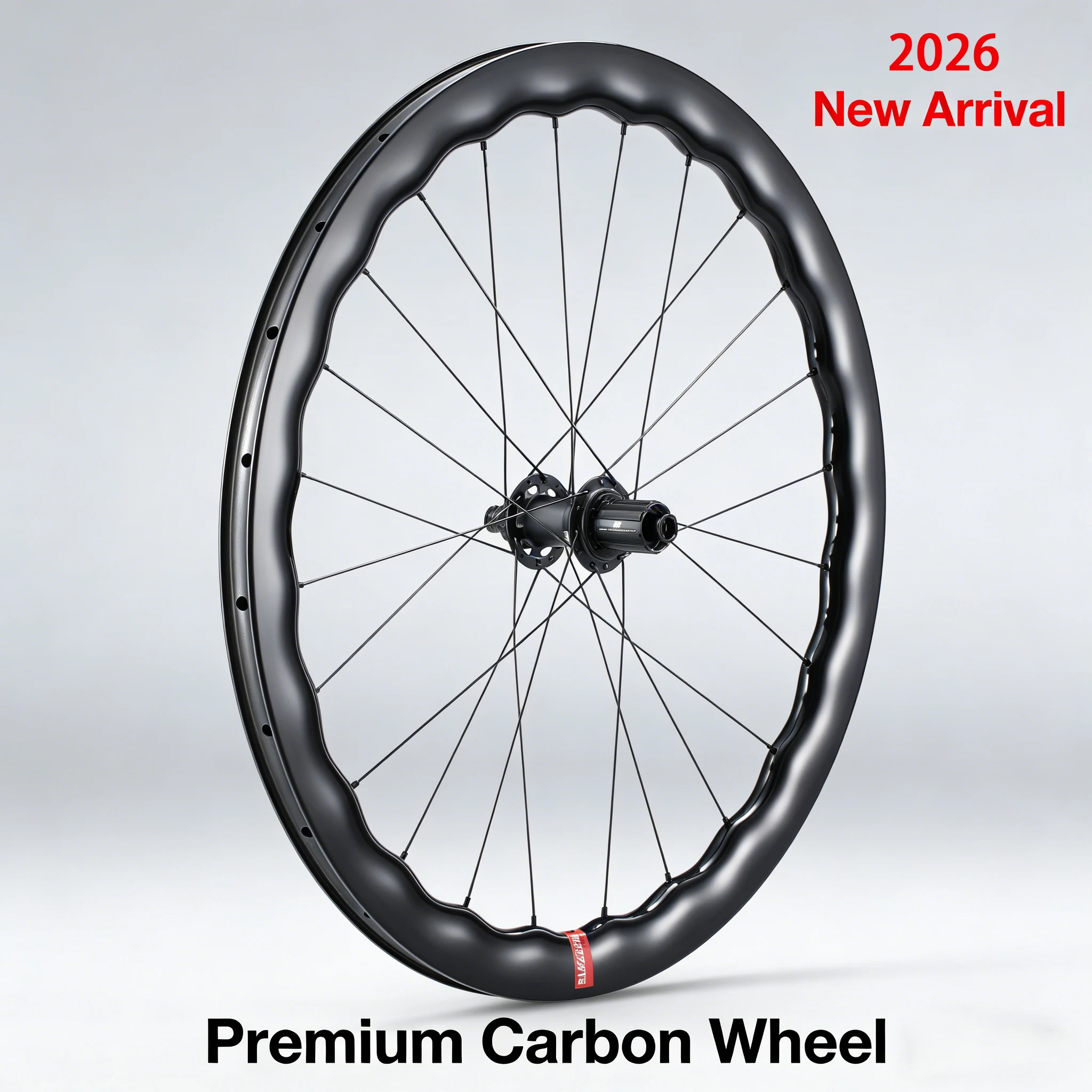 Ultra RDCH2 Pro Carbon Wheel Set Ripple Design RIM T1100 Full Carbon 24H 700C Light Weight Disc Brake 4 Sealed Bearing Road