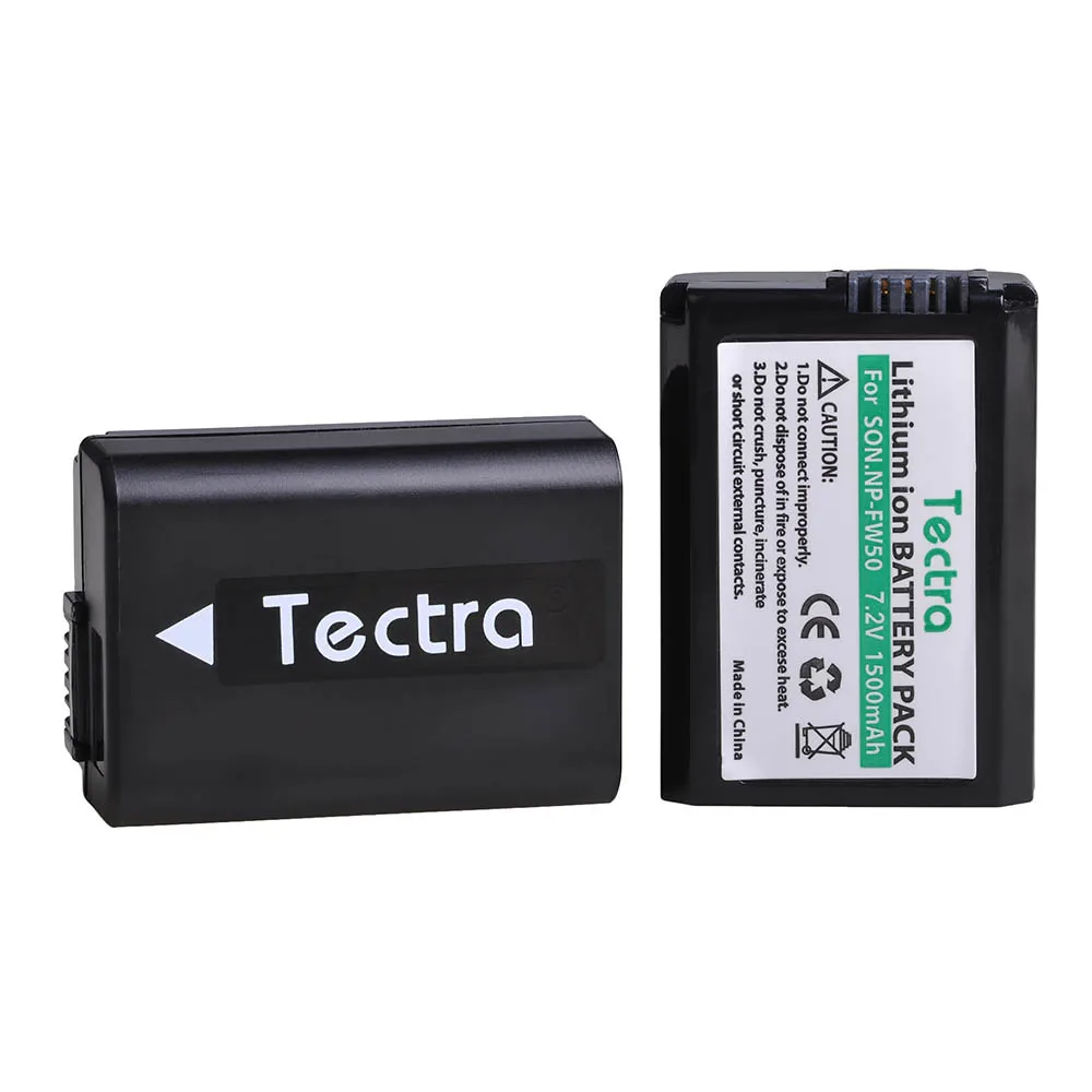 Batterie Rechargeable NP-FW50/chargeur LED pour Sony Alpha a6500,a6300,a6000,a7s,a7,a7s ii,a5100,a5000,a7r,a7 ii,ZV-E10,NPFW50