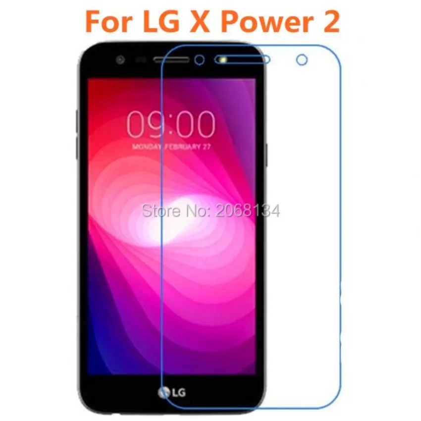 

for lg x power 2 tempered glass 9h front shield protective film explosion-proof screen protector for lg lv7 k10 power guard