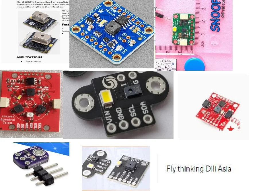 C12880MA HAMA-C12880-V2 AS7262 Color Sensor AS7341 Light AS7263 AS72651 AS72652 AS72653  Triad Spectroscopy AS7343 AS7331 AS7321