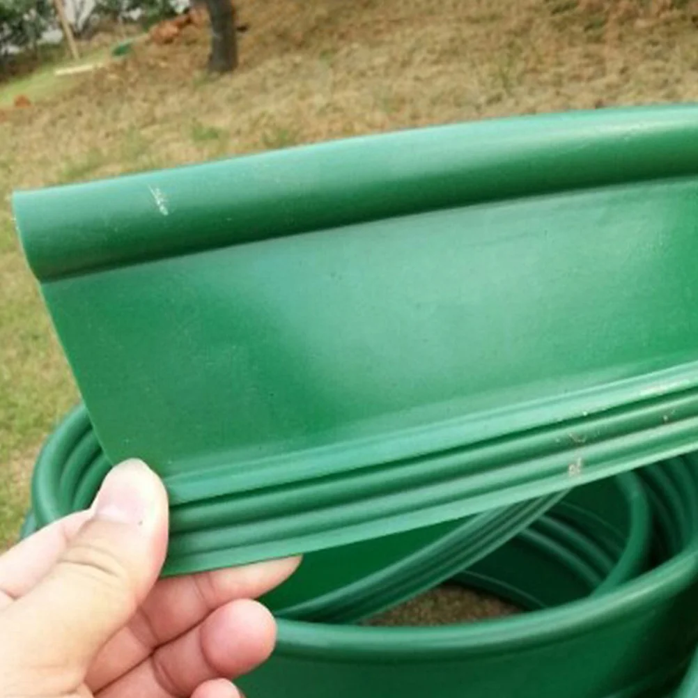 

1 Roll Vegetable Garden Borders Border Landscape Edging Barrier Strip Garden Lawn Border Diy Yard Fencing Mulch Bed Edging Coil