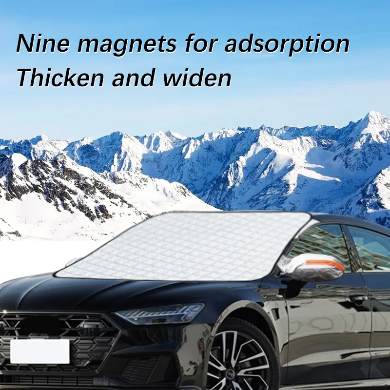 

Magnetic Car Windshield Snow Cover Winter Ice-Frost Guard Sun Shade Protector For Audi A7 2009-2024 Exterior Accessories