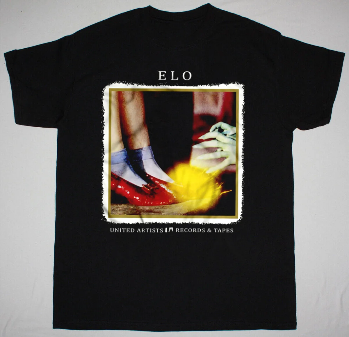 Electric Light Orchestra Tee ELO Jeff Lynne Black All Size Shirt KH1072