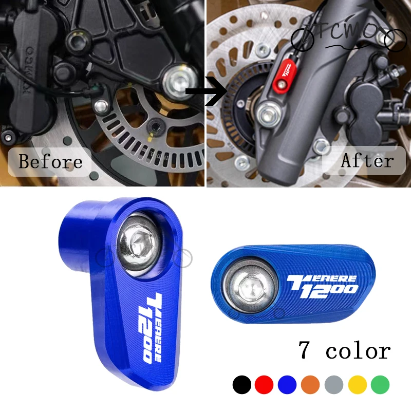 

For Yamaha Super Tenere Tenere1200 Tenere 1200 XT1200Z Motorcycle CNC Aluminum Rear Wheel ABS Sensor Guard Protection Cover