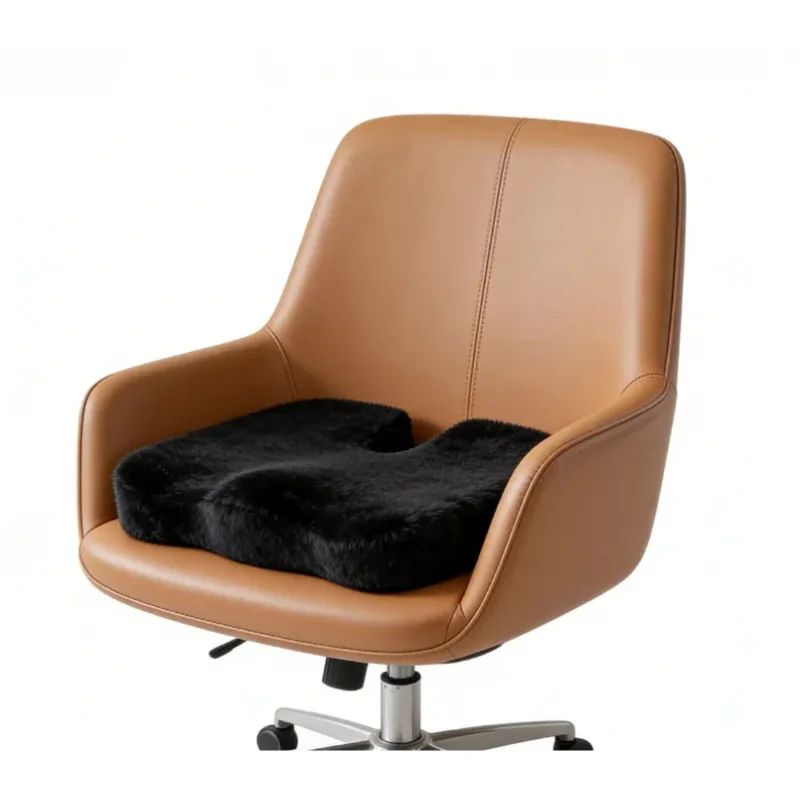 1Pc U-Shaped Memory Foam Seat Cushion, Coccyx & Tailbone Pain Relief Pillow for Office Chair & Car Seat