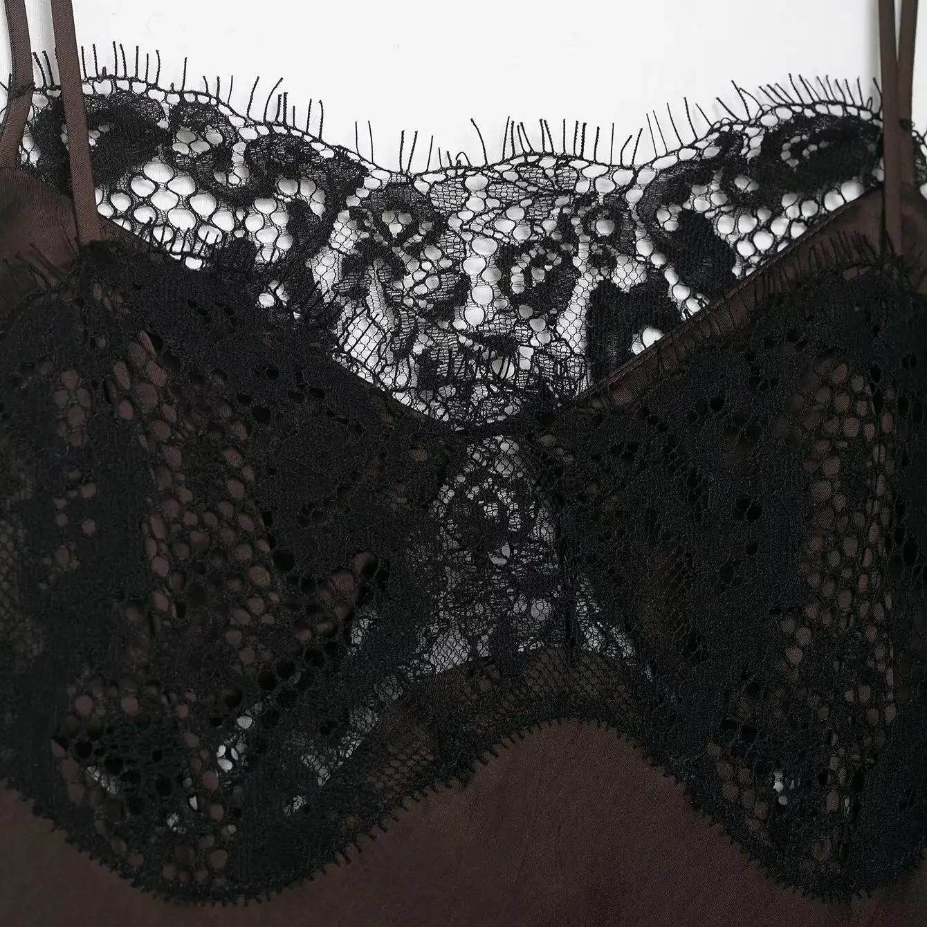 KASLEAD Faion Asymmetric Lace Satin Dr Women's Sli Gown Ci Commute Suitable Bodycon Fit Polyester Fiber 2025 Winter