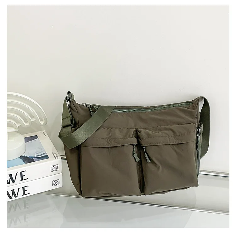 Men's Bag Winter High-end Sense Large Capacity Casual Versatile 2025 New Crossbody Bag Workwear Style Shoulder Bag for Men