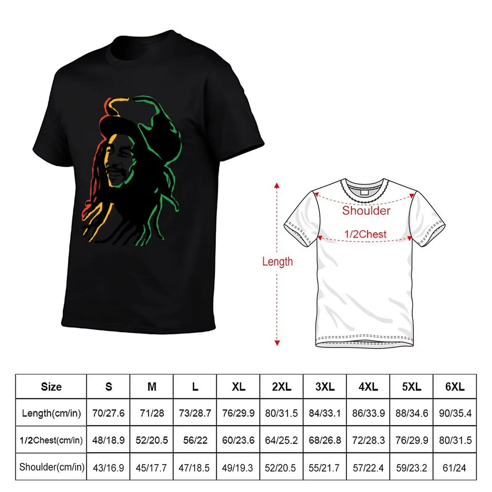 Bob Marley spray paint with masks - stencil T-Shirt cotton graphic tees cute clothes vintage anime shirt cotton t shirt men