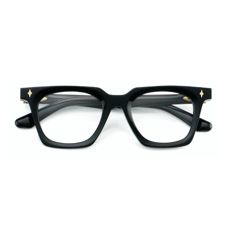 VCKA خمر سميكة خلات قصر النظر إطار نظارات النساء 2024 جديد وصفة طبية النظارات الرجال العلامة التجارية الفاخرة النظارات -0.50 إلى -10 #3