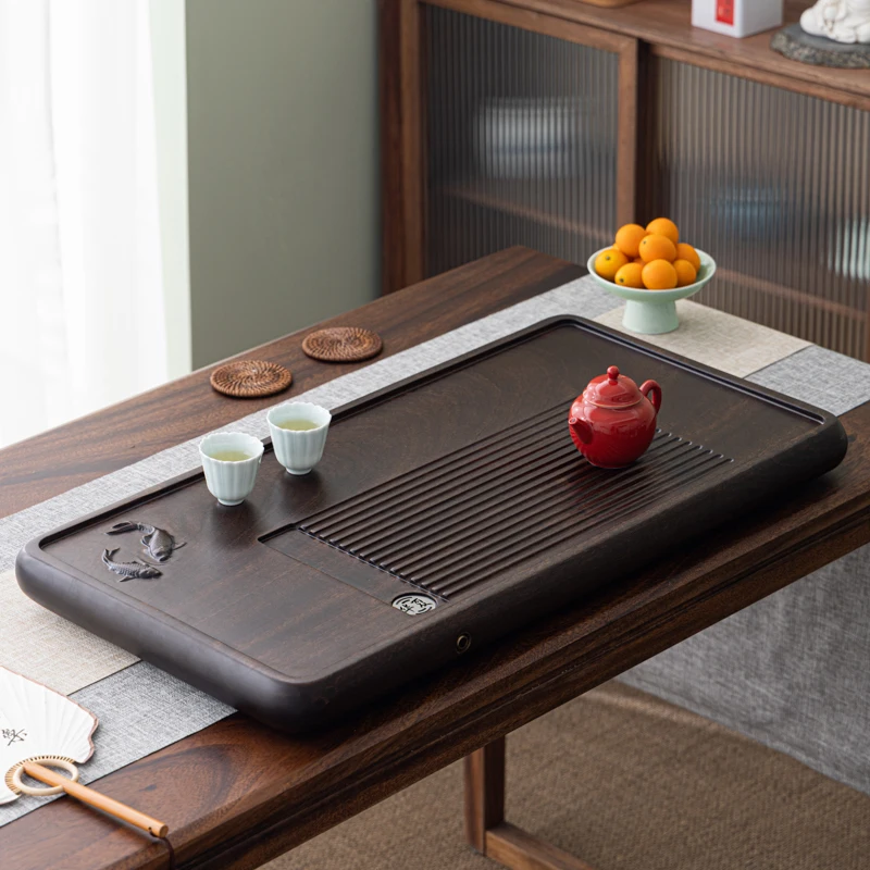 

Rectangle Hospitality Tea Tray Serving Decorative Wooden Accessories Luxury Chinese Tea Tray Living Room Bandejas Home Products