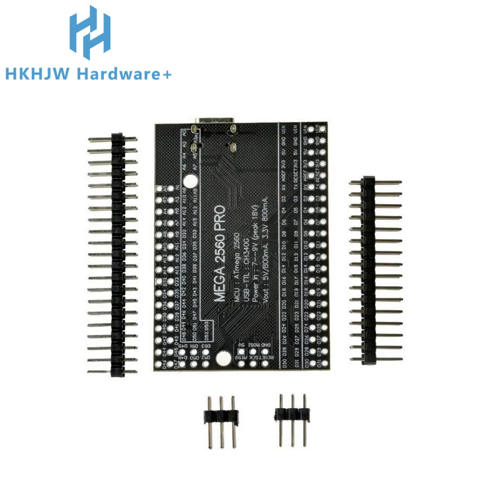 Mega2560 Mega 2560 PRO MINI 5V (Embed) CH340G ATmega2560-16AU MICRO TYPE-C with male pinheaders Compatible for arduino Mega