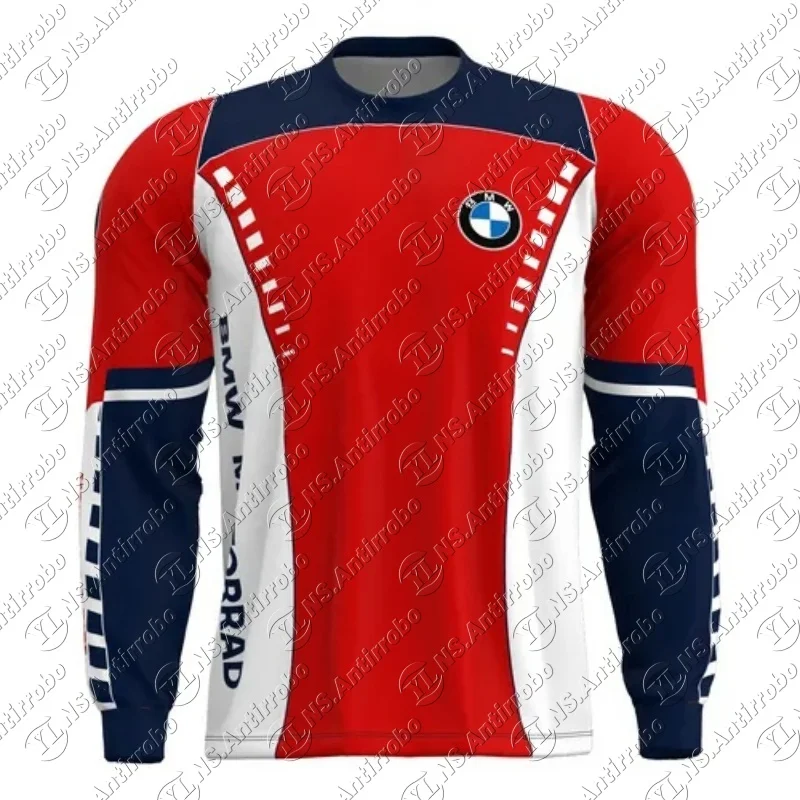 

Bmw индивидуальные модные темпераментные гоночные велосипедные спортивные удобные дышащие быстросохнущие мужские футболки с круглым вырезом и длинными рукавами