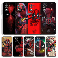 Marvel Deadpool For Xiaomi Redmi 12C 11A 10C 10X 9T 9C 9AT 8A 7A 6A 5A A2 A1 Y3 Y2 Prime Plus Black Phone Case