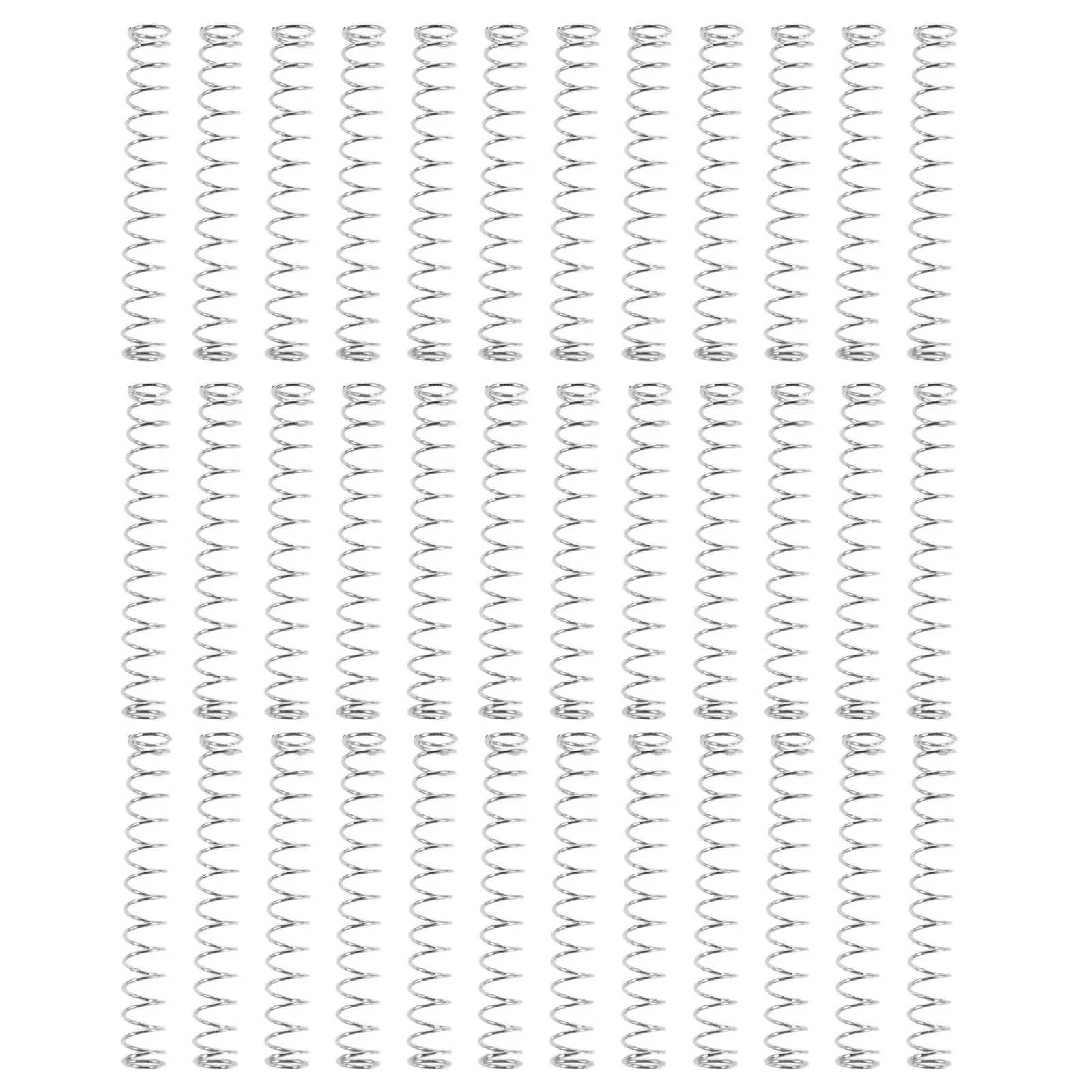 

50Pcs Ballpoint Pen Spring Stainless Steel Mini Compression Springs for Retractable Pens Replacement Office School Writing Tools