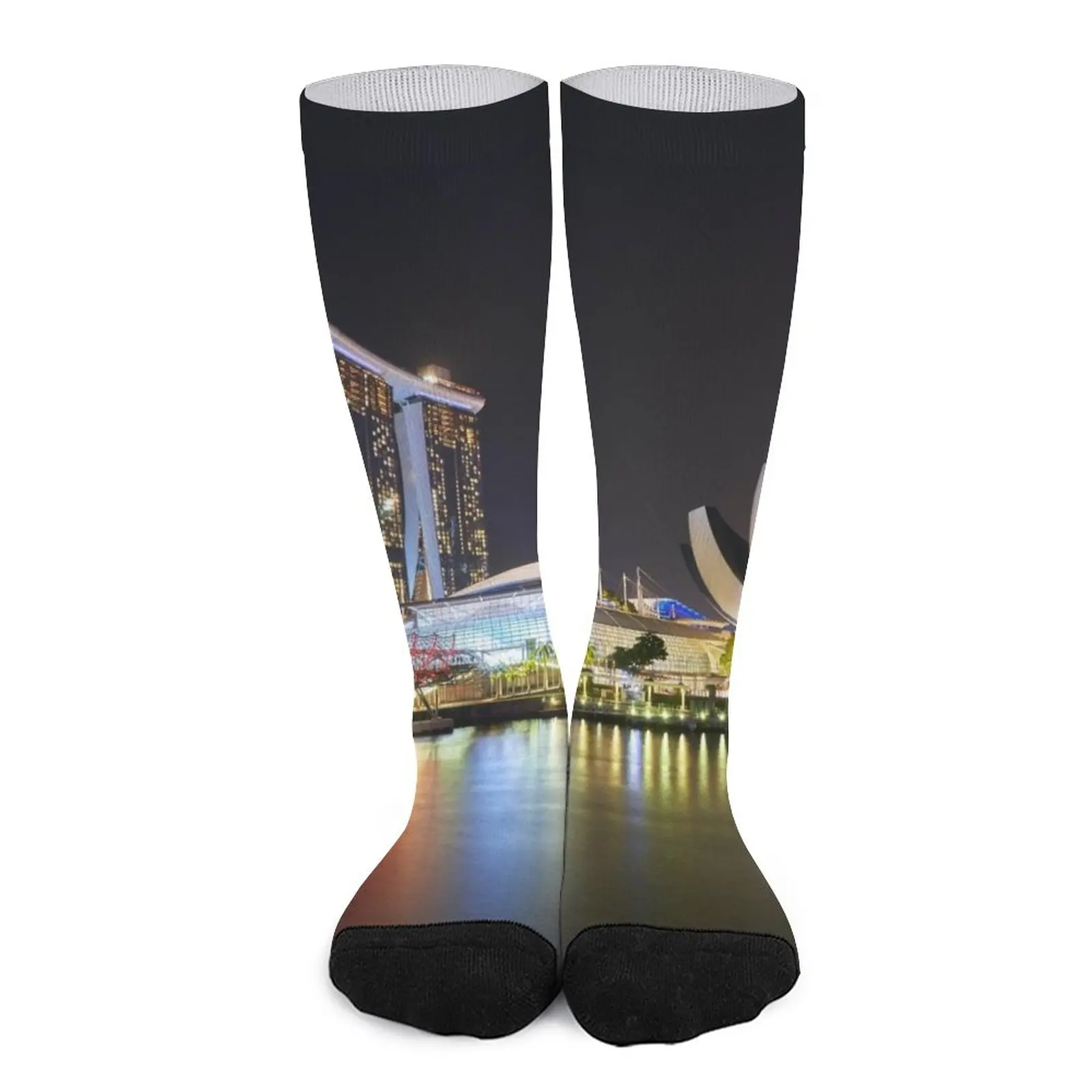 

Singapore Gardens by the Bay Cityscape Skyline Architecture Socks cartoon socks Womens socks men socks