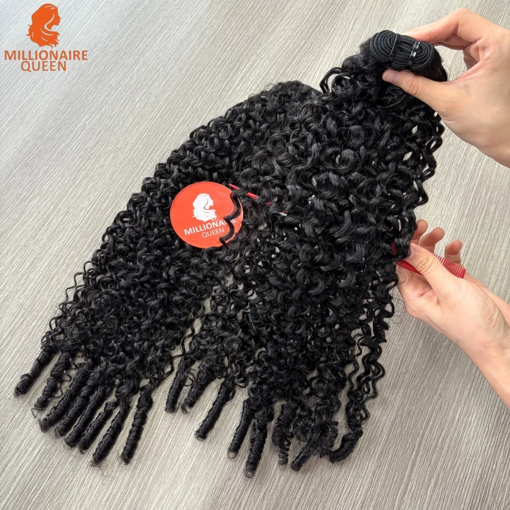 المليونير الملكة 3C4A البورمية مجعد الشعر حزم 100% الشعر البشري البورمية الفيتنامية الخام نسج شعر مستعار بشري للنساء #2
