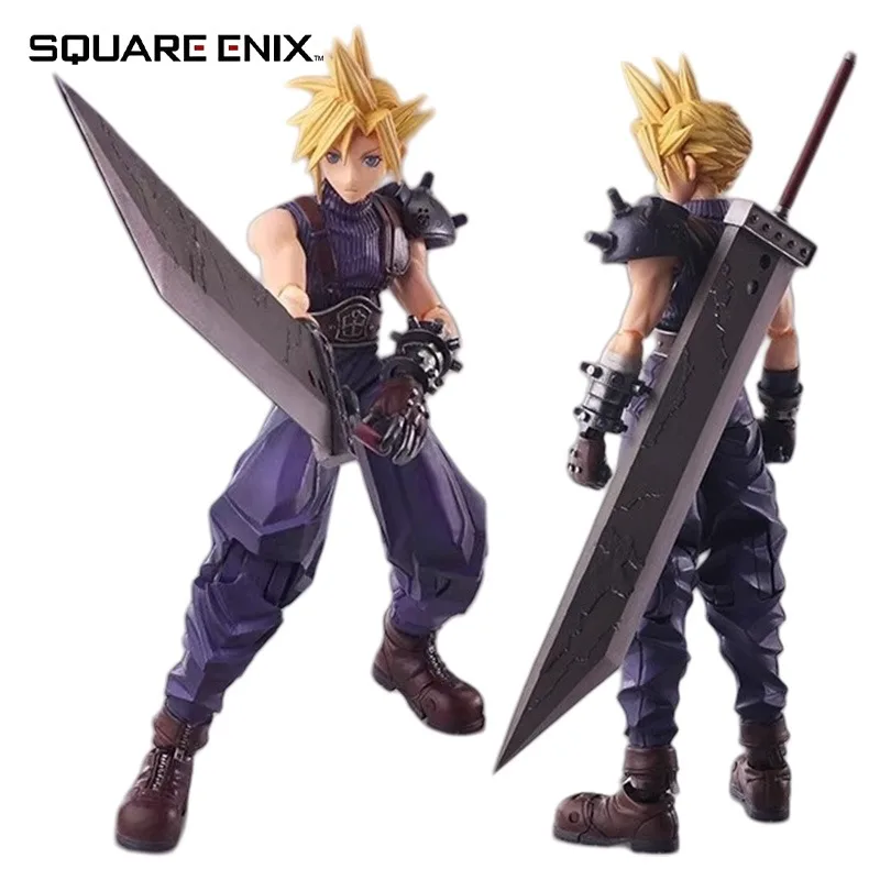 

SQUARE ENIX SE BRING ARTS No Box Cloud Strife​ Action Figures Final Fantasy​​7 Anime Plastic Model Gifts for Boys Toys for Boys