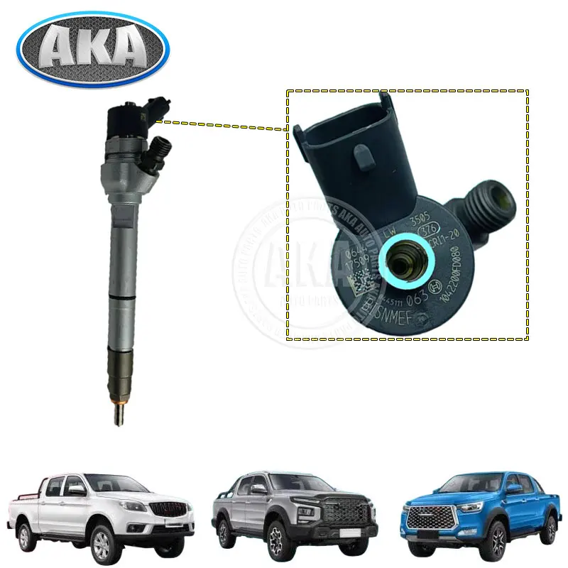 Inyector de combustible diésel para motor JAC T6 T8 JAC N56 HFC4DB3-2E 445111063 1042200FD080