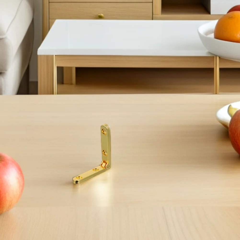 

12Pcs Small Zinc Alloy Hinges 90 Degree Right Angle for Jewelry Boxes Wooden Chest Furniture Cabinet Hardware DIY Crafts