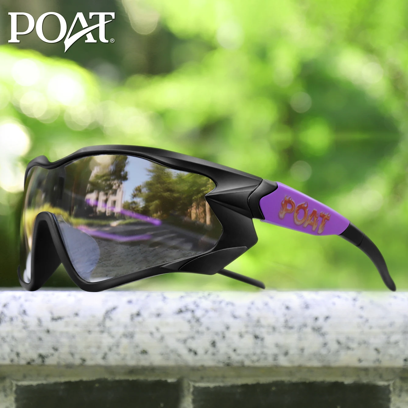 Männer Frauen Photochrome Motorrad Brille Outdoor Sport Großen Rahmen Winddicht Radfahren Laufen Wandern Brille – Detail 1