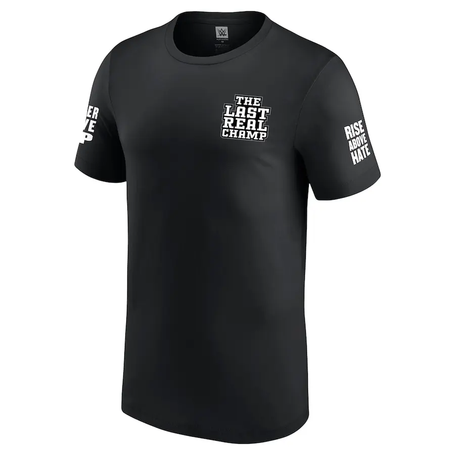 

Mens Black John Cena Champion Tshirt Is Simple Unique Loose Comfortable Sweat Absorbing Breathable Suitable For Outdoor Sports