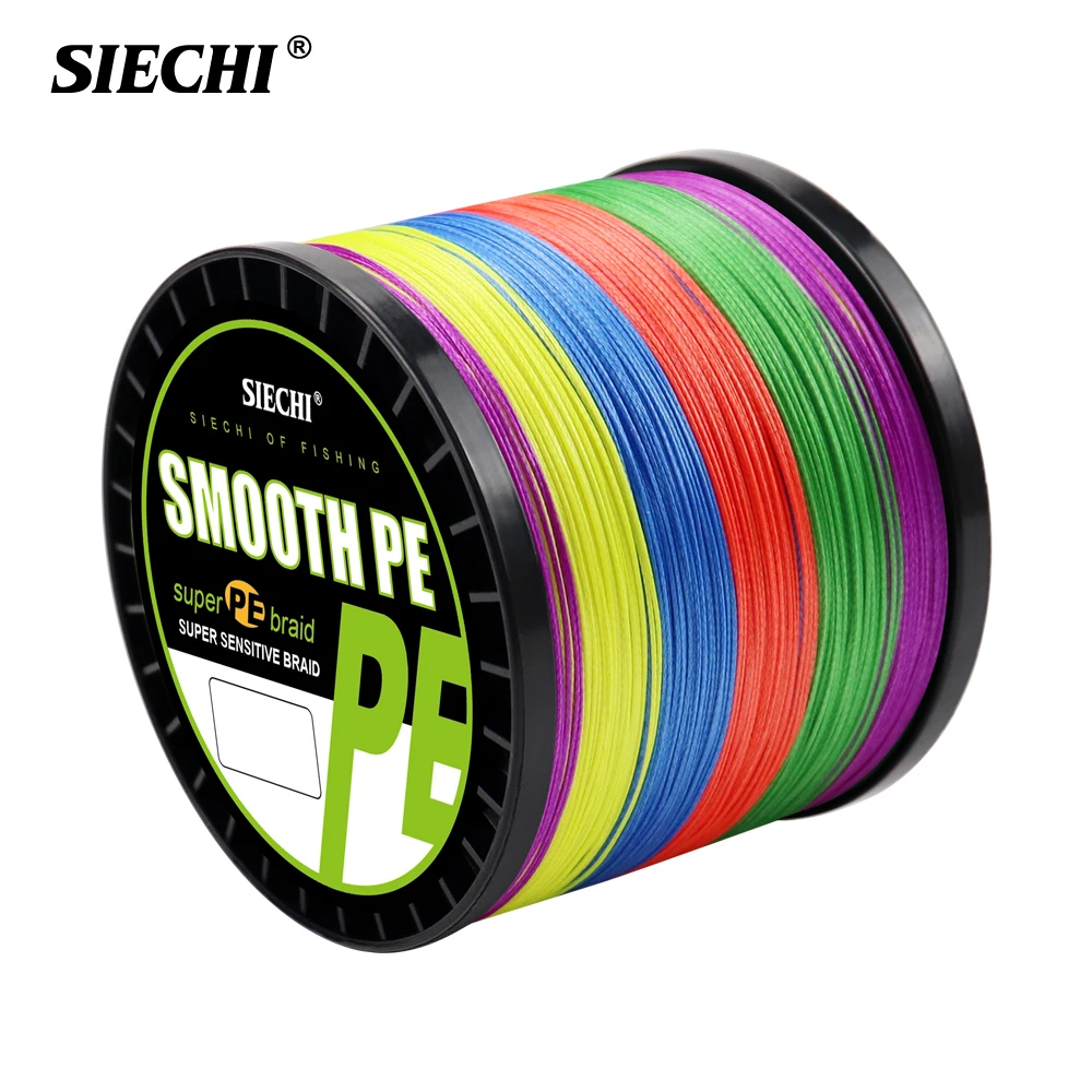 

Плетеная леска SIECHI X12, 300/500/1000 м, 4 цвета, для рыбалки, максимальная нагрузка 150 фунтов, мультифиламентная, для морской рыбалки (Pesca)