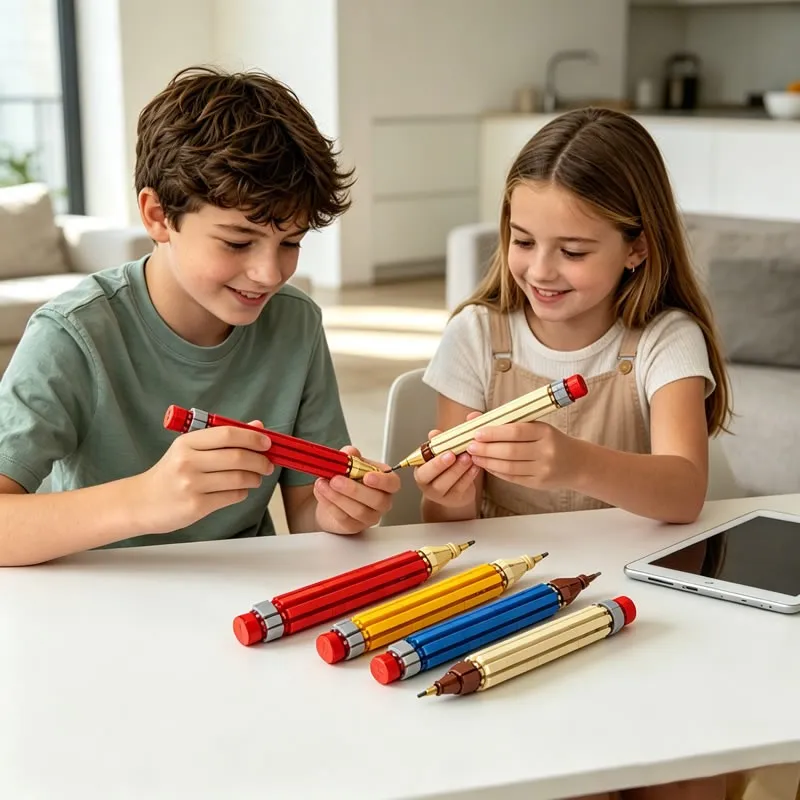 MOC Building Blocks Super Giant Pencil Bricks Model Kit Educational Toys For Kids Boys Girls Birthday Xmas Gift Home Desk Decor