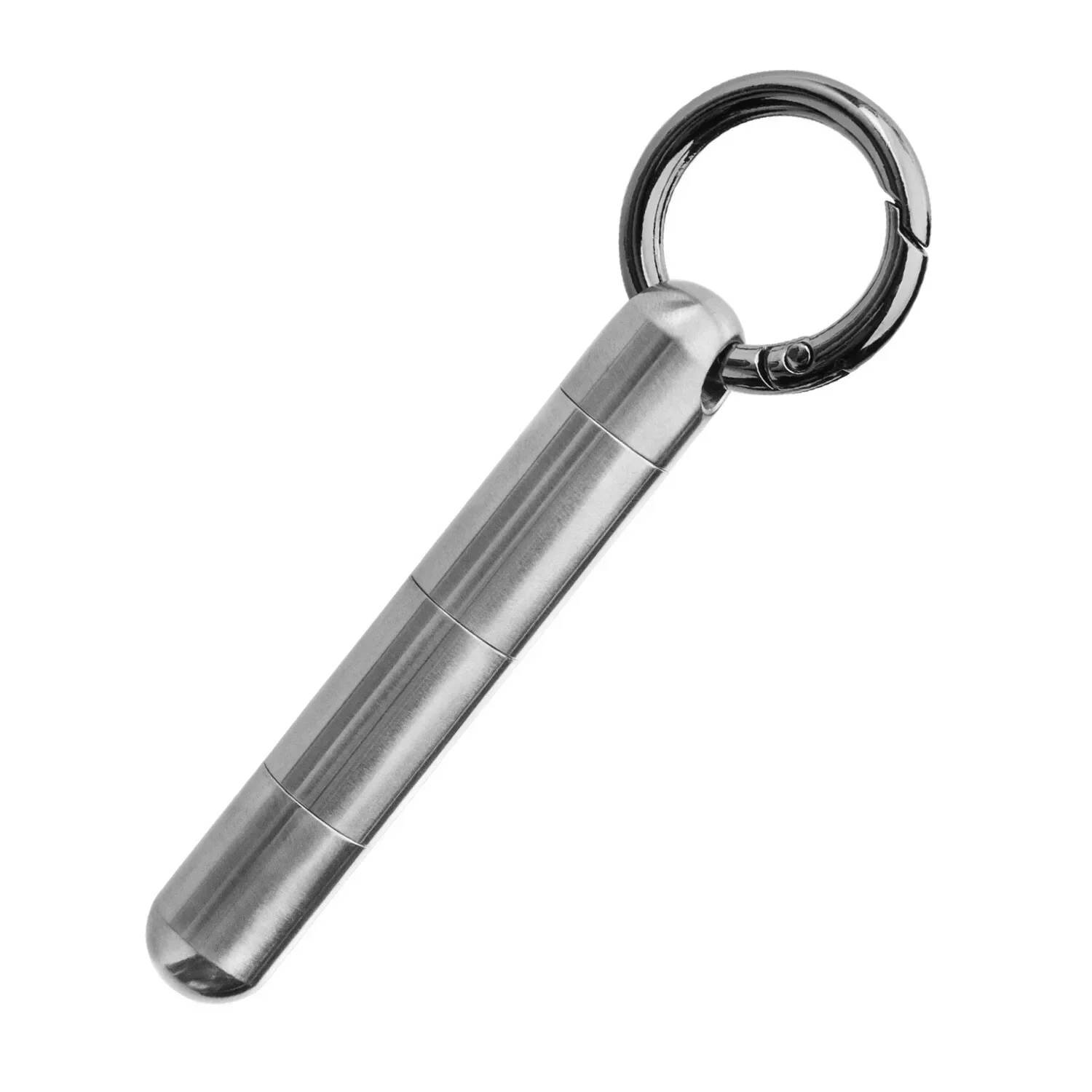 FEGVE EDC Titanium Portable Outdoor Waterproof Pill Capsula Sealed Box Storage Tool