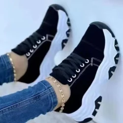 Sneakers Women Shoes 2023 New Pattern Canvas Shoe Casual Women Sport Shoes Flat Lace-Up Adult Mujer Chaussure Femme