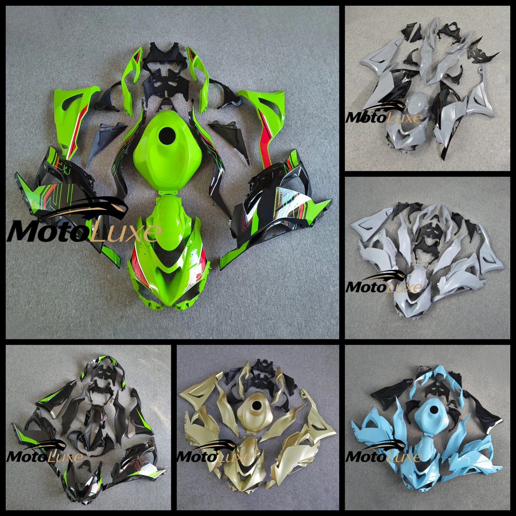 Motorcycle Molding Fairing for Kawasaki ZX6R 636 2024-2026 New Green Gloss Fairings Kit for ZX 6R 24 25 26 Bodyframe Protective