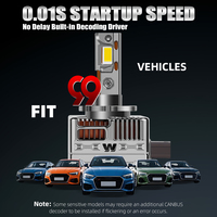 LED Car Headlight 20000LM 6000K Suoer White 150W High Power Xenon Bulb HID Replacement With Turbo Fan CSP 3570 Chips Headlamp