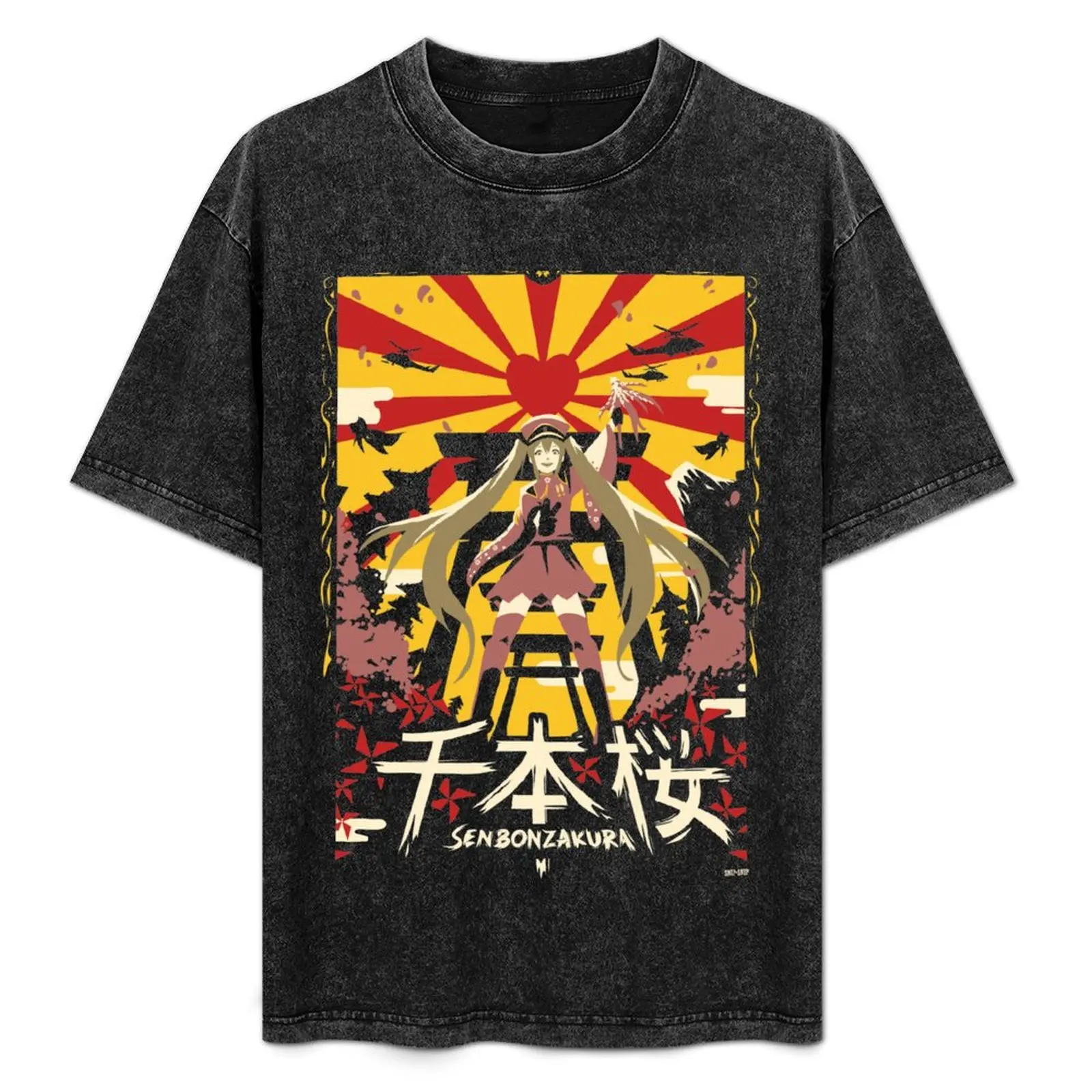 

Senbonzakura T-Shirt plus size tops vintage anime shirt summer tops man t shirt t shirts for men cotton
